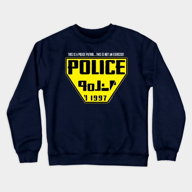 Fifth Element Police Crewneck Sweatshirt by Illustratorator